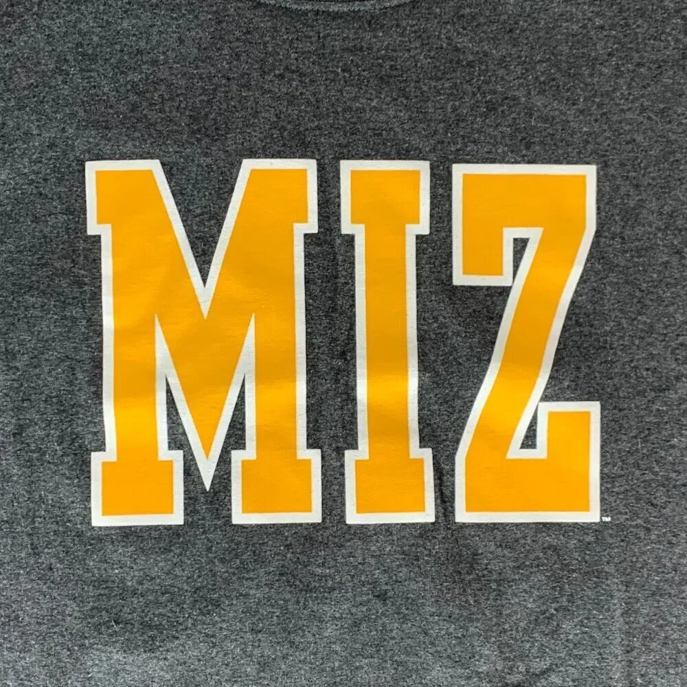 Missouri Tigers NCAA Gray Champion Short Sleeve Crewneck Shirt Mens 2XL - Picture 2 of 6
